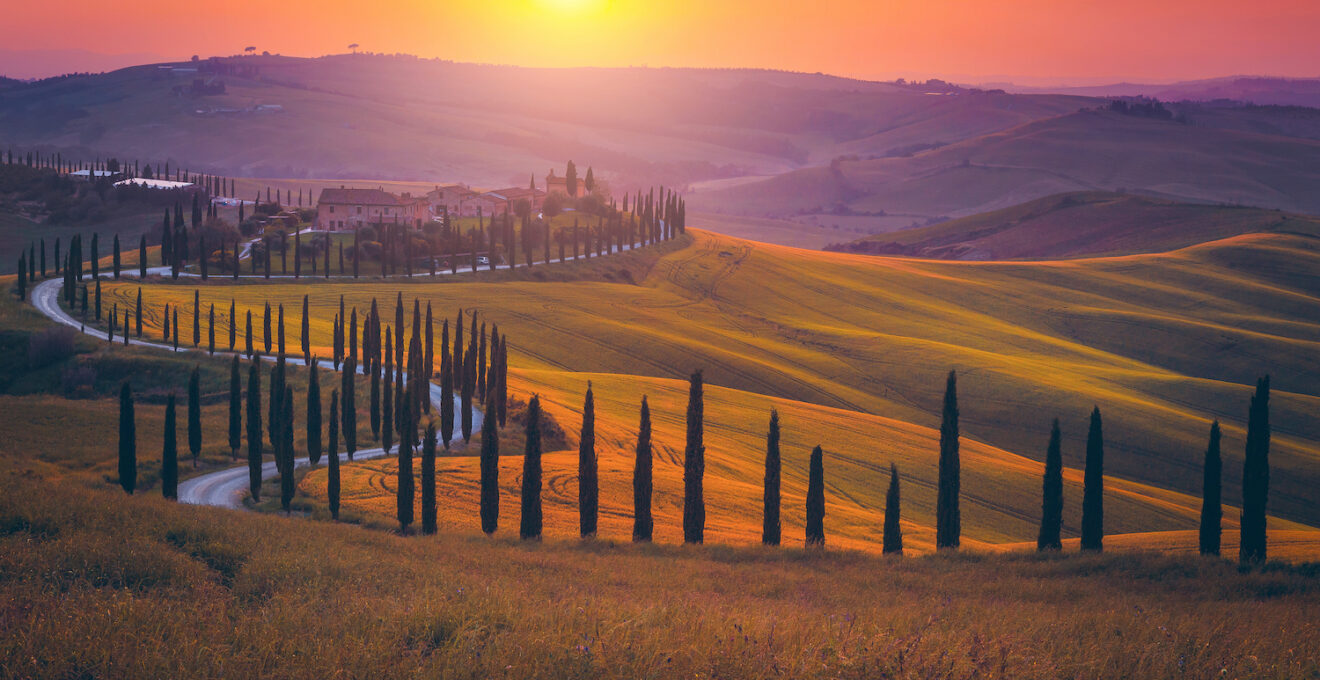 between Tuscan